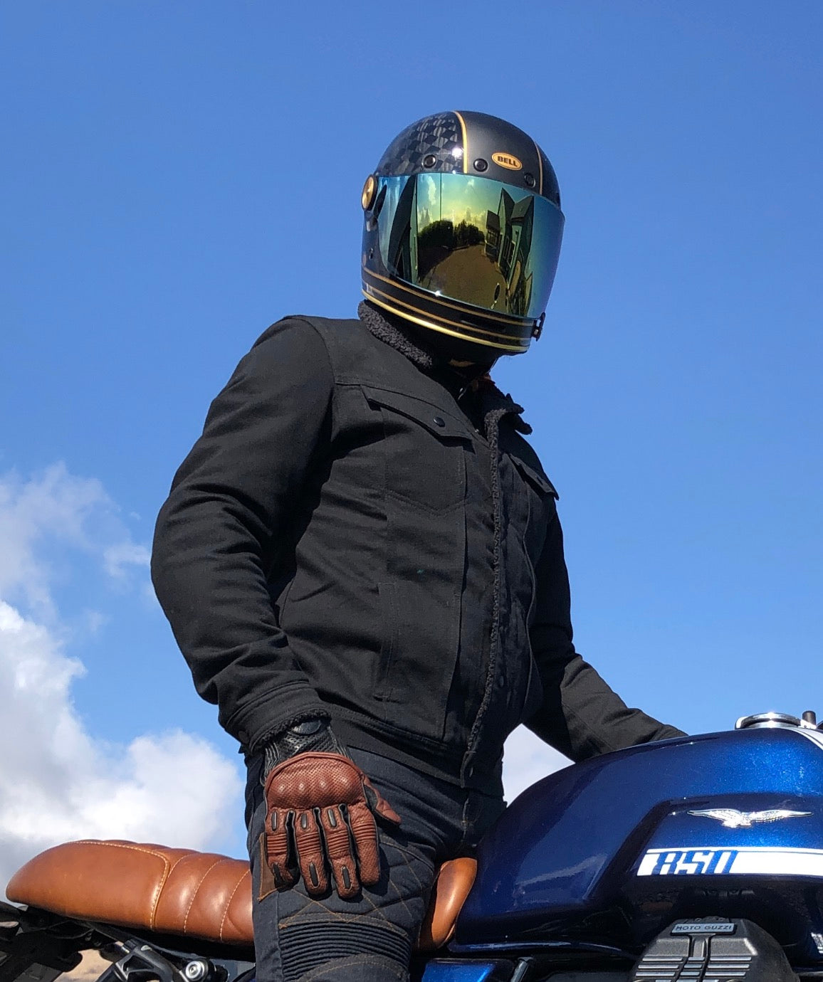 Moto guzzi leather motorcycle jacket sale